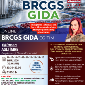 BRCGS GIDA EĞİTİMİ
